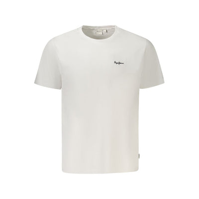 T-shirt blanc en coton pour homme Pepe Jeans