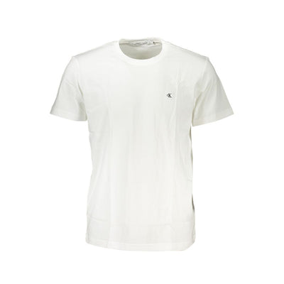 T-shirt en coton blanc Calvin Klein