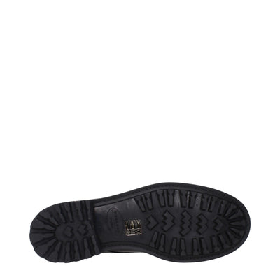 Richelieus et derbies en cuir noir Max Mara