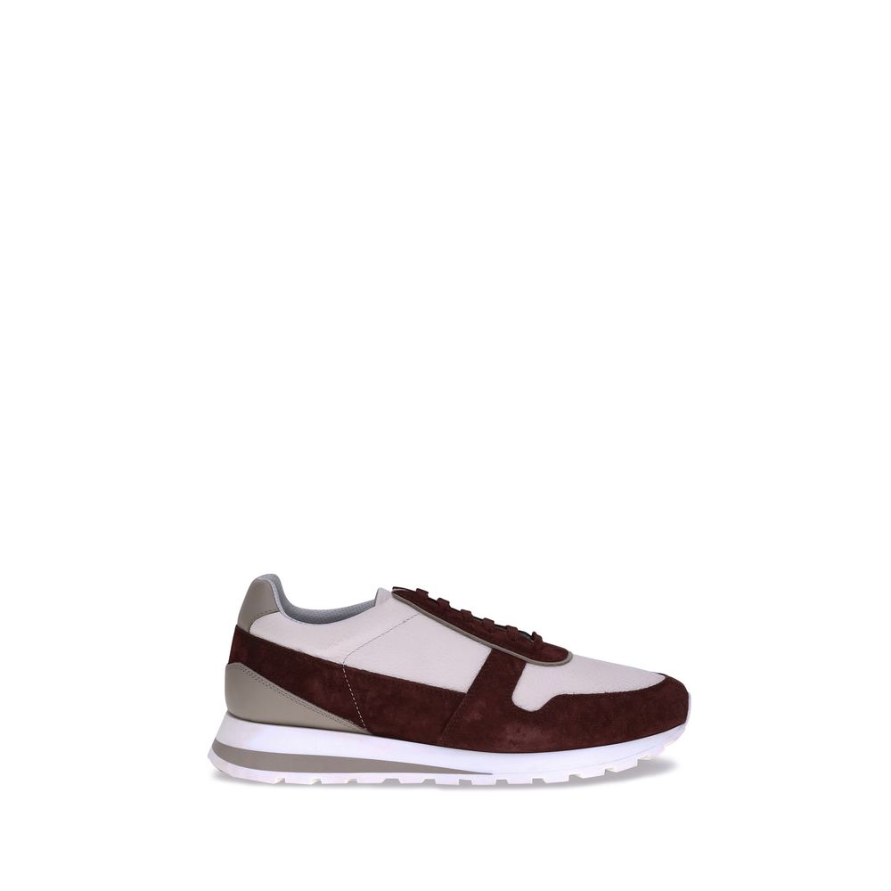 Brunello Cucinelli leren sneakers