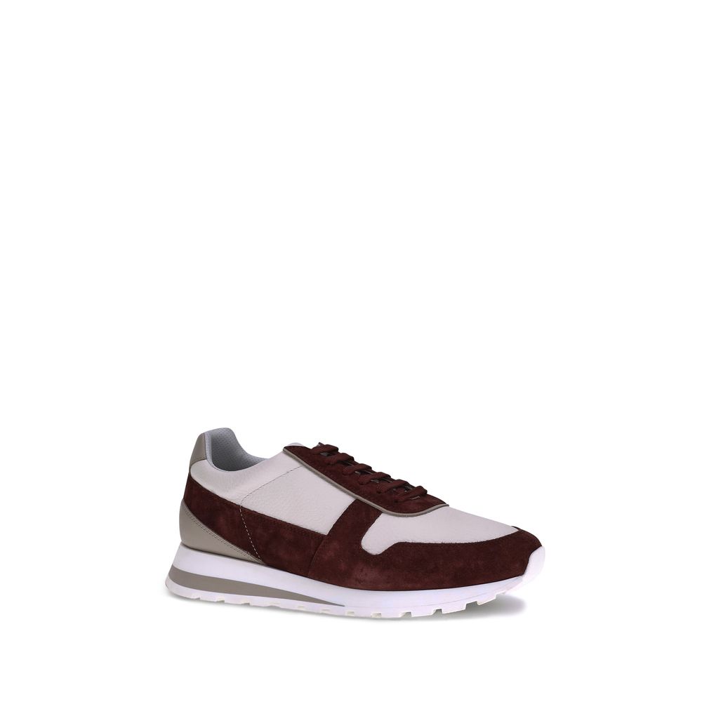 Brunello Cucinelli leren sneakers