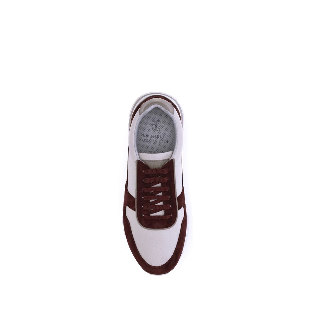 Brunello Cucinelli leren sneakers