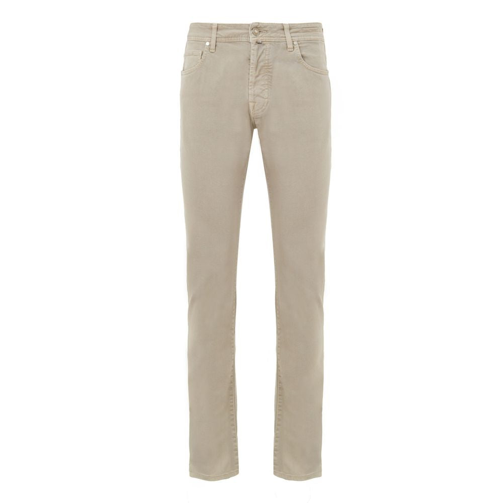 Jacob Cohen Beige Katoenen Jeans Denim