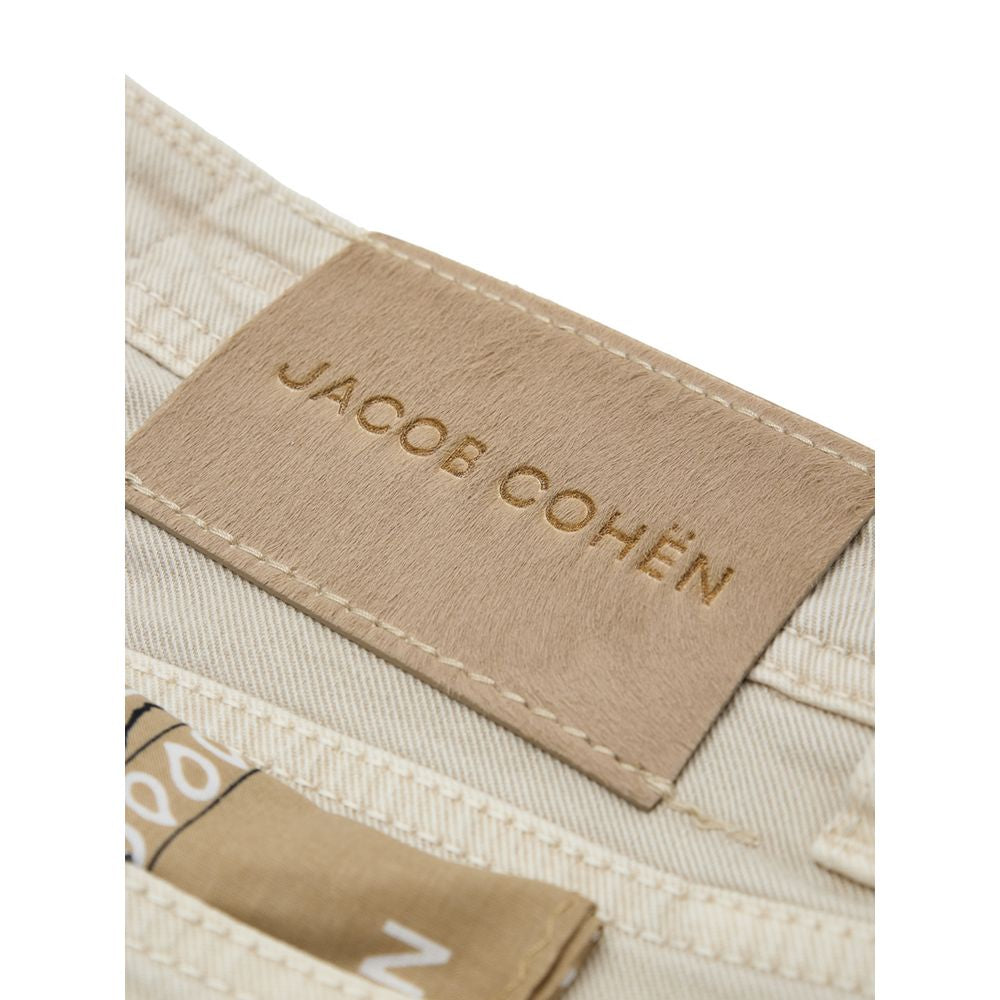 Jacob Cohen Beige Katoenen Jeans Denim