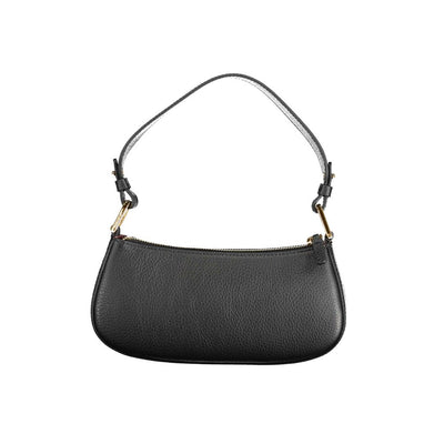 Sac à main en cuir noir Coccinelle
