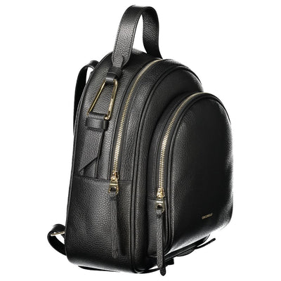 Sac à dos en cuir noir Coccinelle