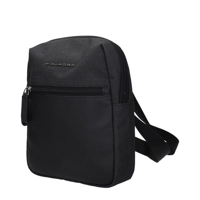 Sacs à bandoulière en tissu noir Piquadro