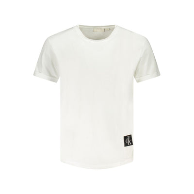 T-shirt homme en coton blanc Calvin Klein