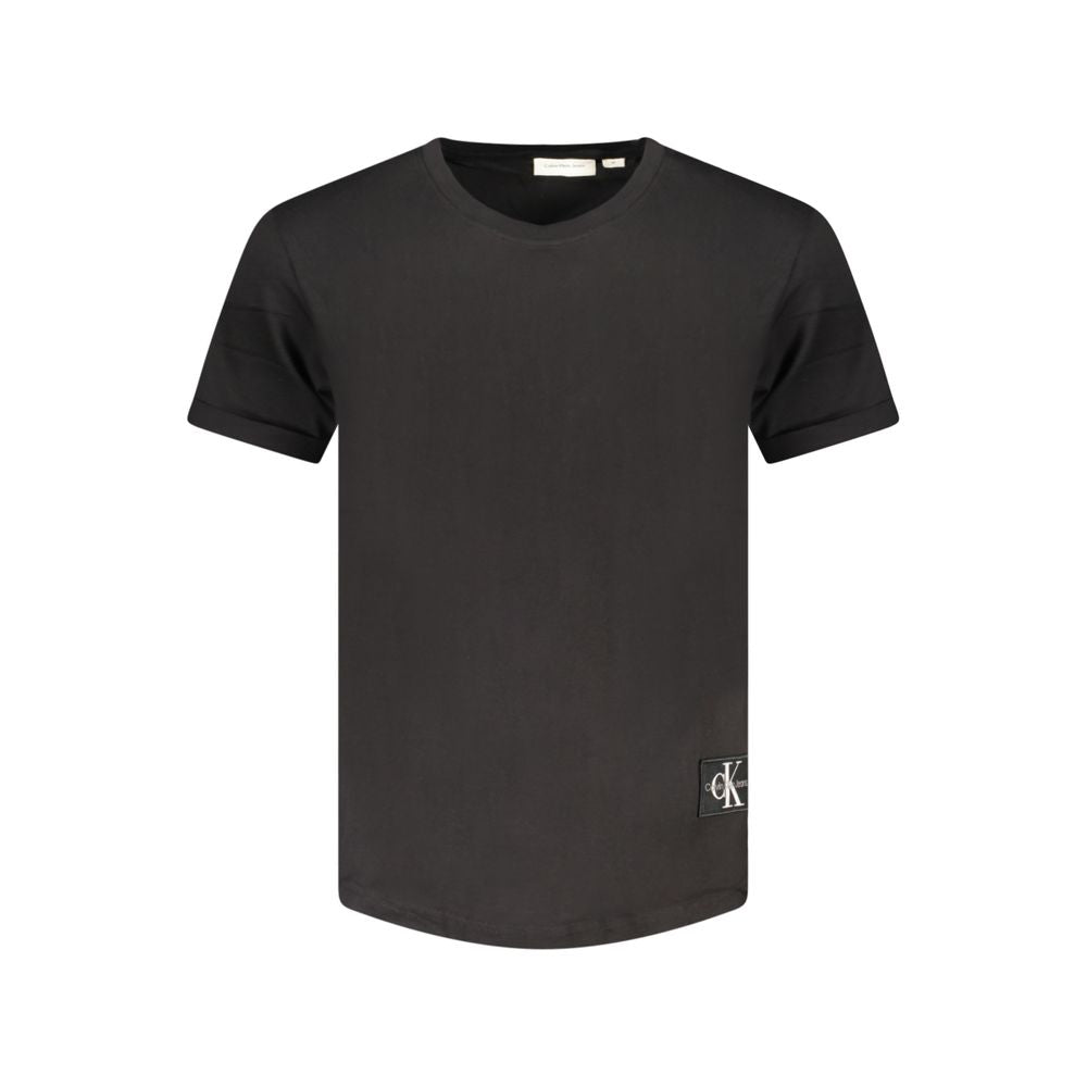 T-shirt noir en coton Calvin Klein pour homme