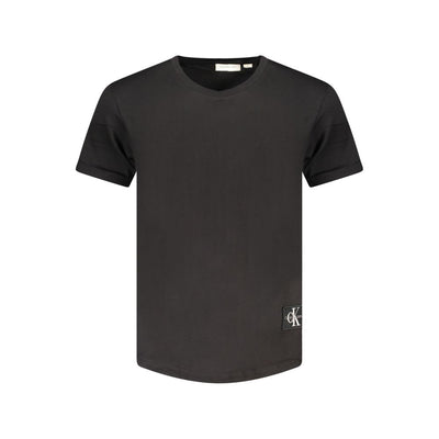 T-shirt noir en coton Calvin Klein pour homme