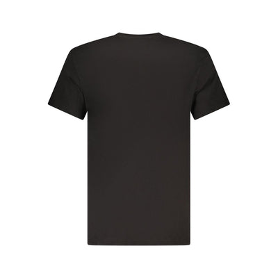 T-shirt noir en coton Tommy Hilfiger pour homme