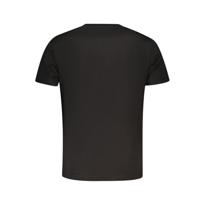 T-shirt noir en coton Tommy Hilfiger pour homme