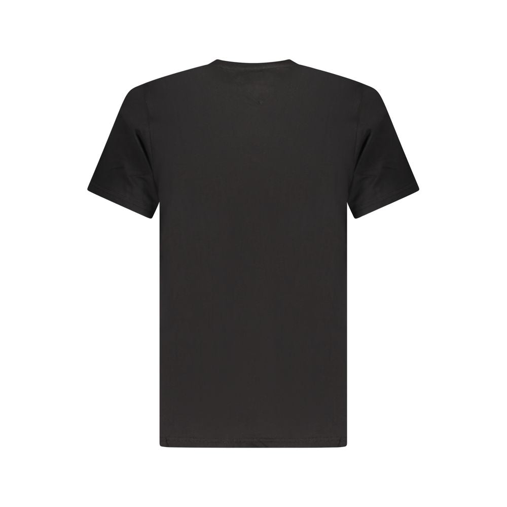 T-shirt noir en coton Tommy Hilfiger pour homme