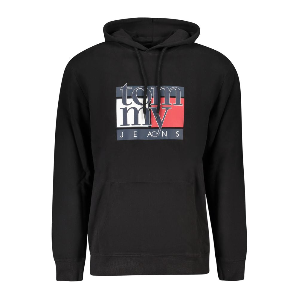 Pull Tommy Hilfiger en coton noir pour homme