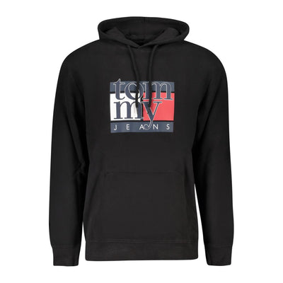 Pull Tommy Hilfiger en coton noir pour homme