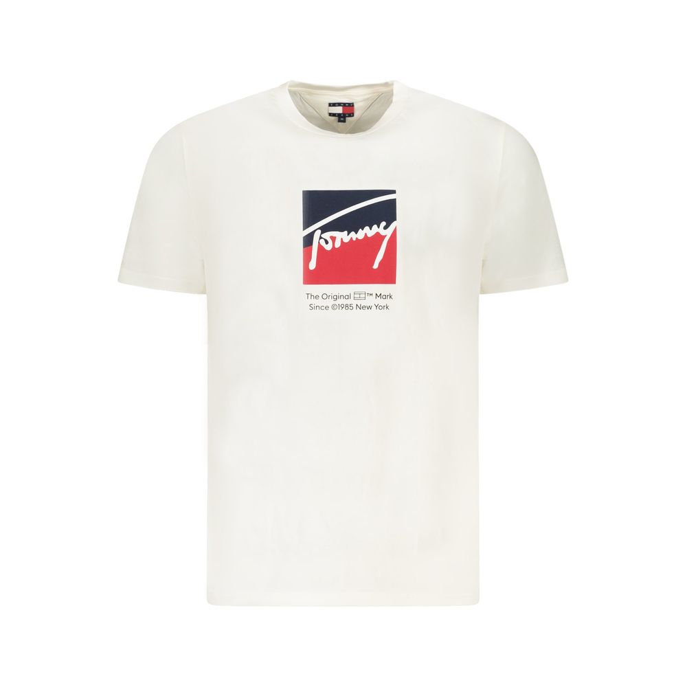 T-shirt homme en coton blanc Tommy Hilfiger