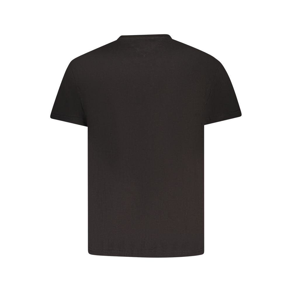 T-shirt noir en coton Tommy Hilfiger pour homme