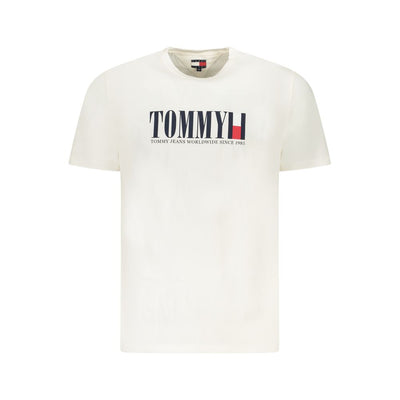 T-shirt homme en coton blanc Tommy Hilfiger