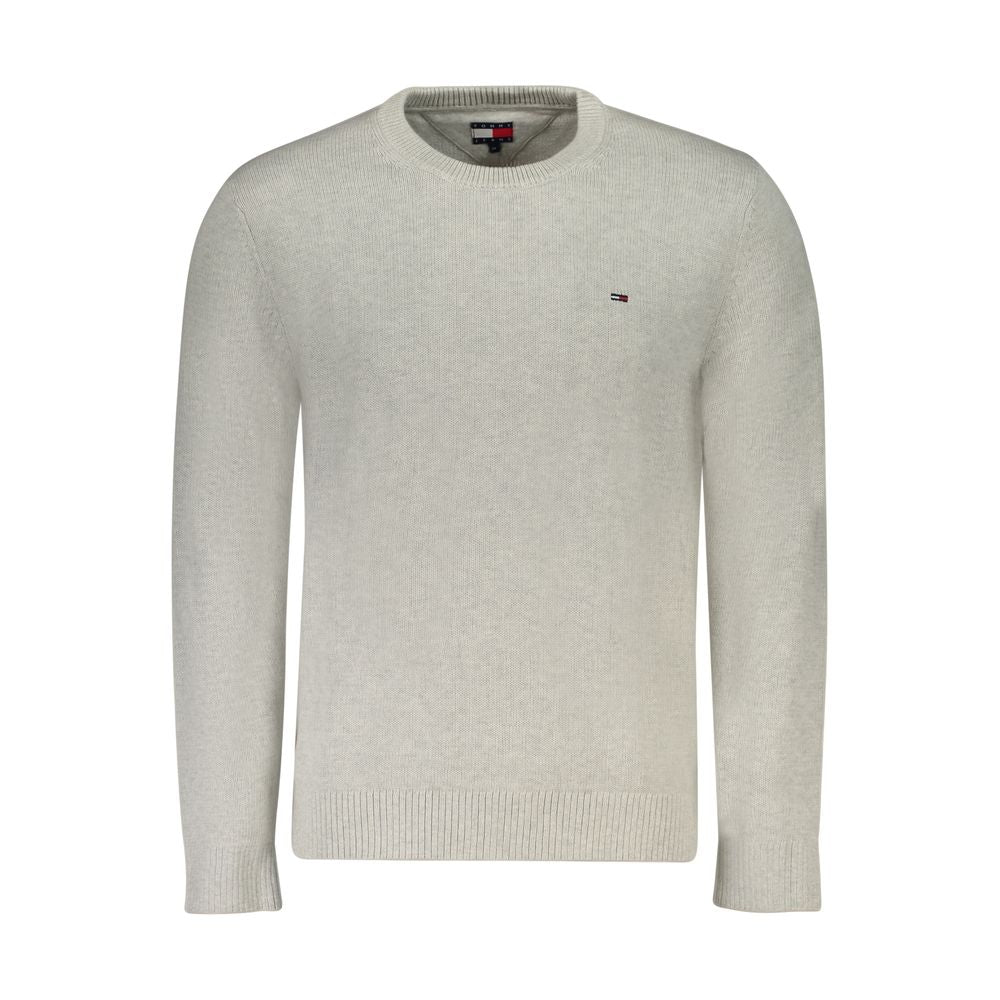 Pull Tommy Hilfiger en coton gris pour homme