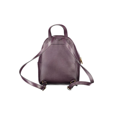 Sac à dos Coccinelle en cuir violet pour femme