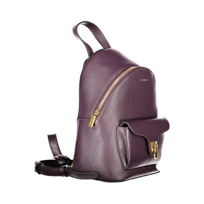 Sac à dos Coccinelle en cuir violet pour femme