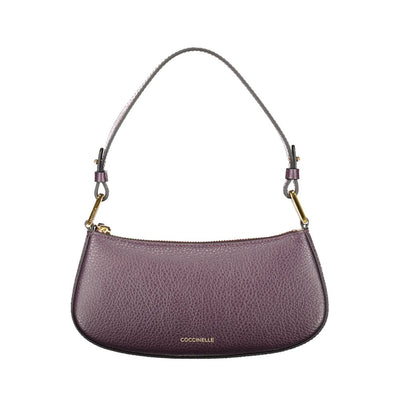 Sac à main Coccinelle en cuir violet pour femme