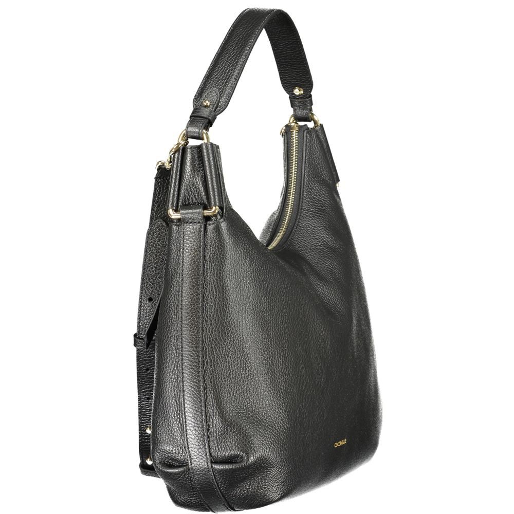Sac à main Coccinelle en cuir noir pour femme