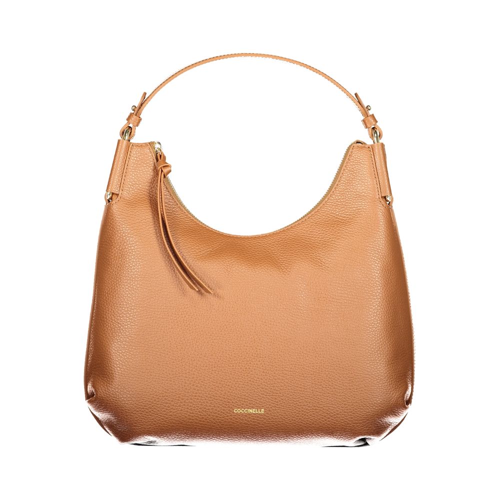 Sac à main Coccinelle en cuir marron pour femme