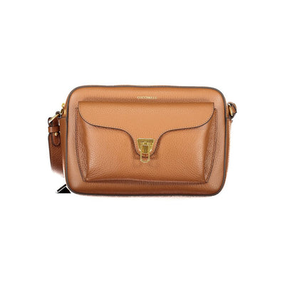 Sac à main Coccinelle en cuir marron pour femme