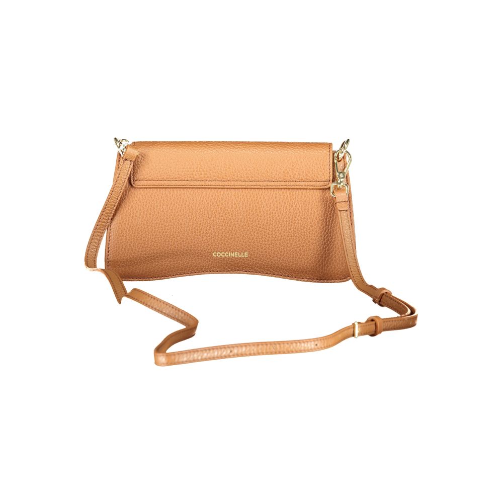 Sac à main Coccinelle en cuir marron pour femme