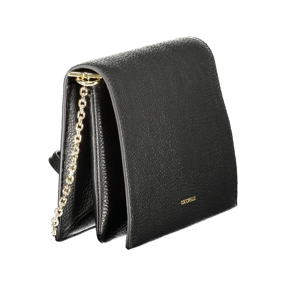 Sac à main Coccinelle en cuir noir pour femme