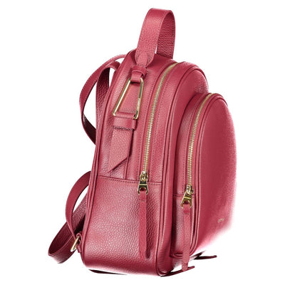 Sac à dos Coccinelle en cuir violet pour femme