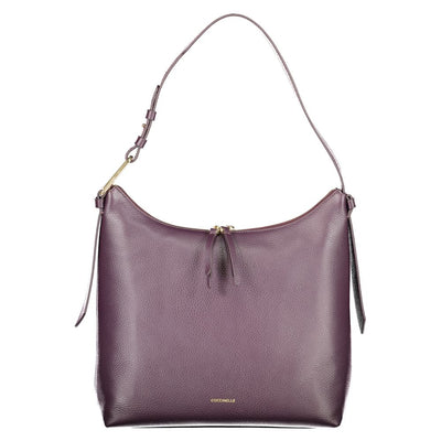 Sac à main Coccinelle en cuir violet pour femme