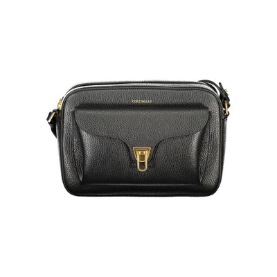 Sac à main Coccinelle en cuir noir pour femme