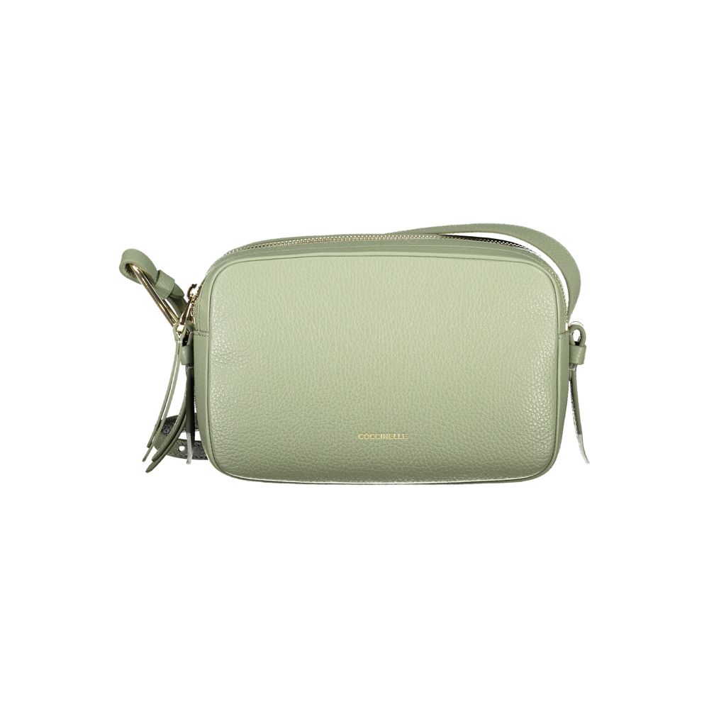 Sac à main Coccinelle en cuir vert pour femme