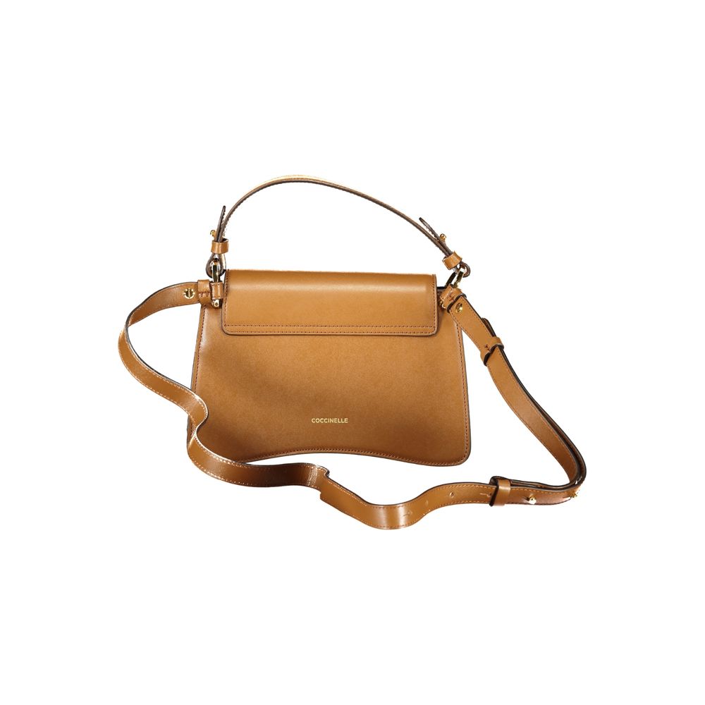 Sac à main Coccinelle en cuir marron pour femme