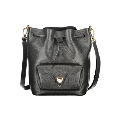 Sac à main Coccinelle en cuir noir pour femme