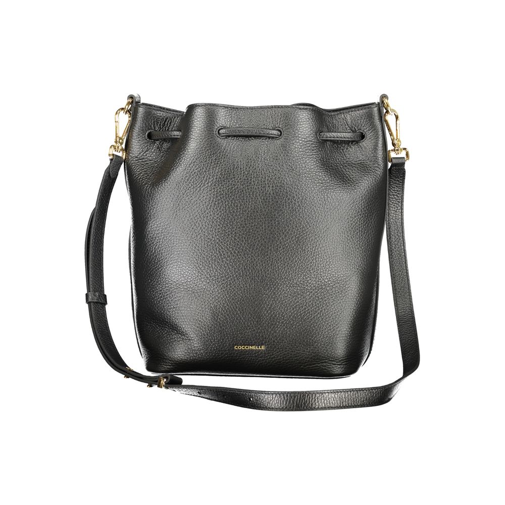 Sac à main Coccinelle en cuir noir pour femme