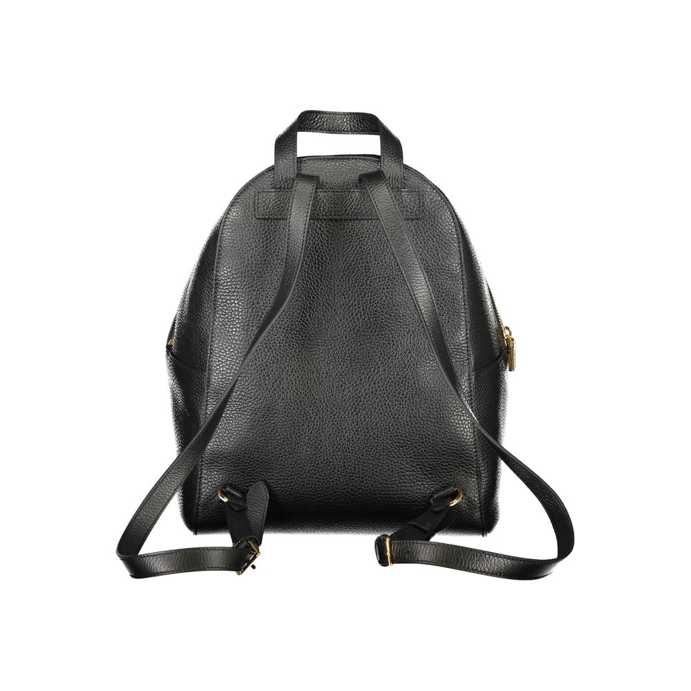 Sac à dos Coccinelle en cuir noir pour femme