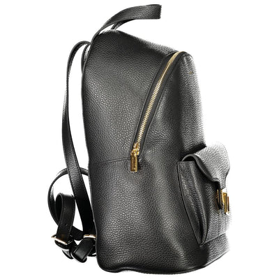 Sac à dos Coccinelle en cuir noir pour femme