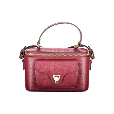 Coccinelle Paarse Leren Dames Handtas