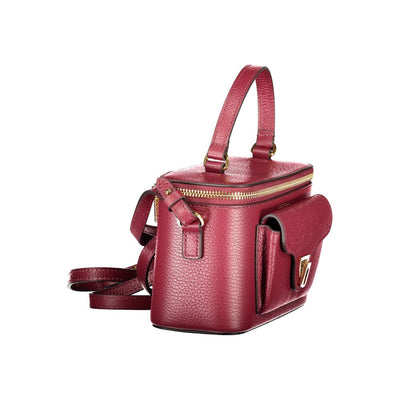 Coccinelle Paarse Leren Dames Handtas