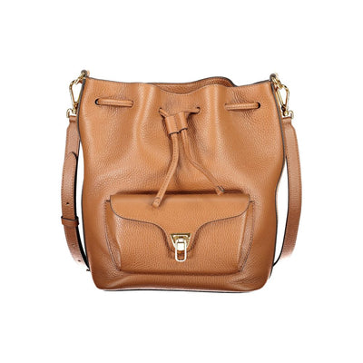 Sac à main Coccinelle en cuir marron pour femme