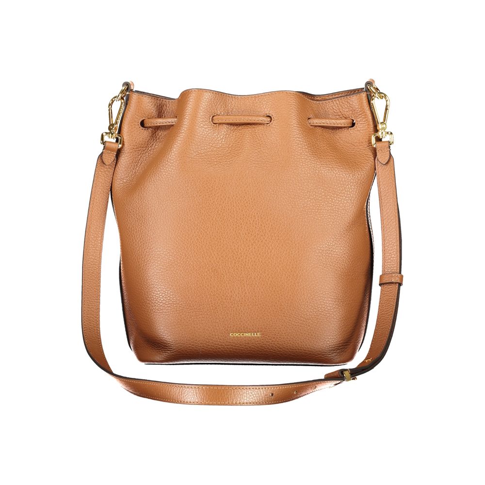 Sac à main Coccinelle en cuir marron pour femme
