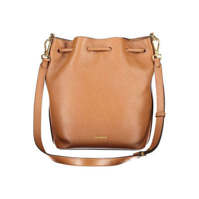 Sac à main Coccinelle en cuir marron pour femme