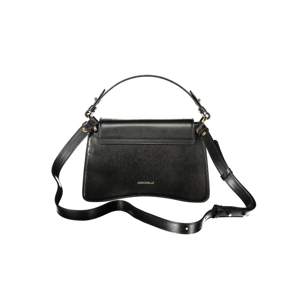 Sac à main Coccinelle en cuir noir pour femme