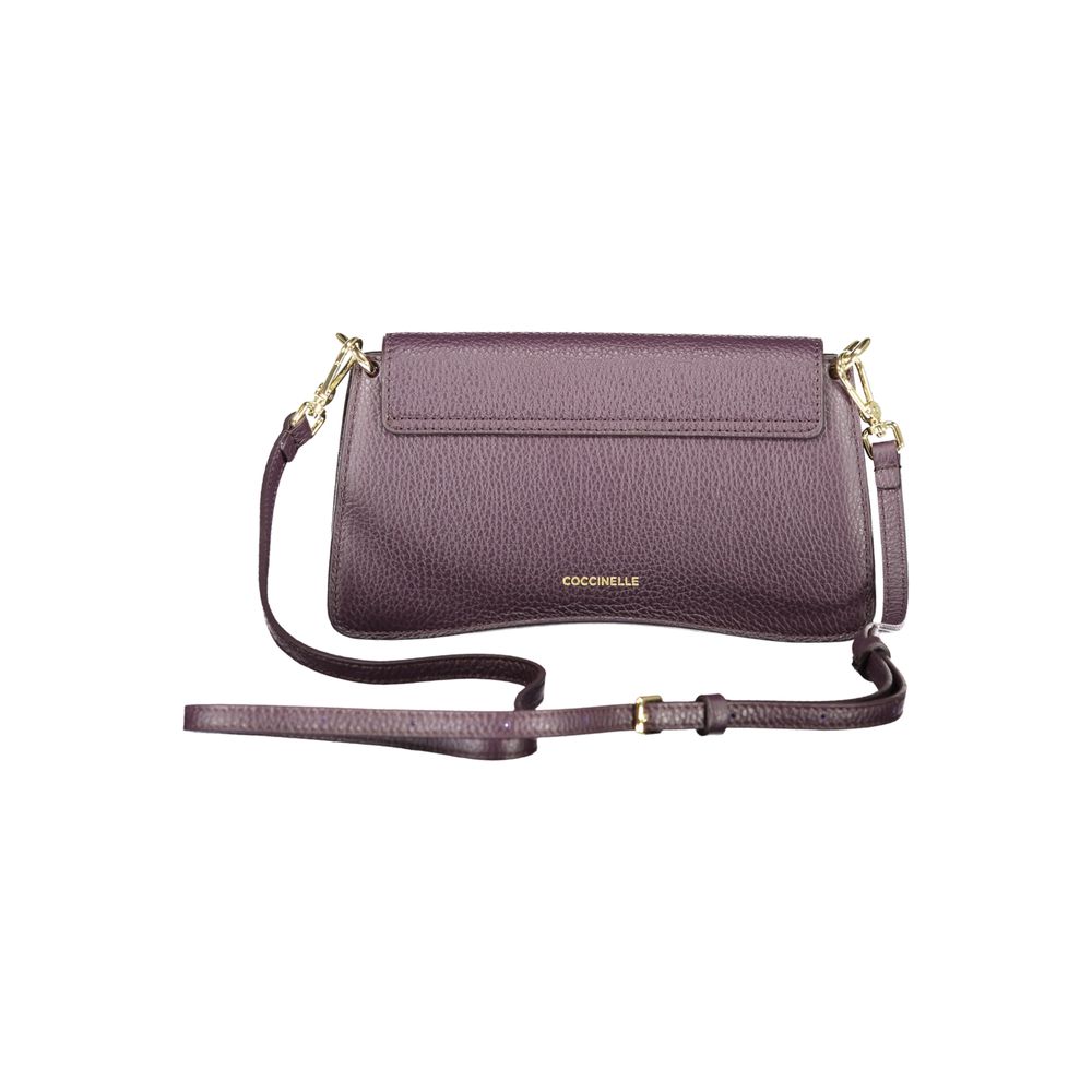 Sac à main Coccinelle en cuir violet pour femme
