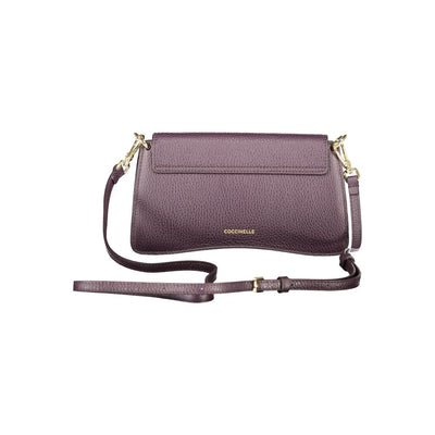 Sac à main Coccinelle en cuir violet pour femme