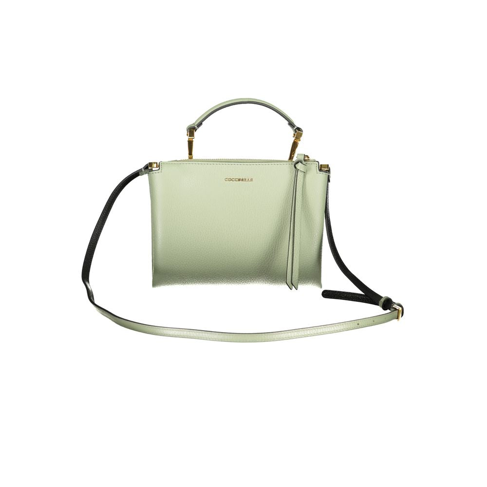 Sac à main Coccinelle en cuir vert pour femme