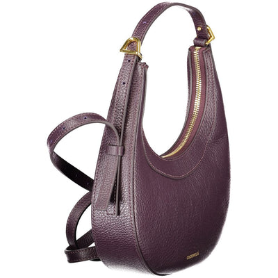 Sac à main Coccinelle en cuir violet pour femme